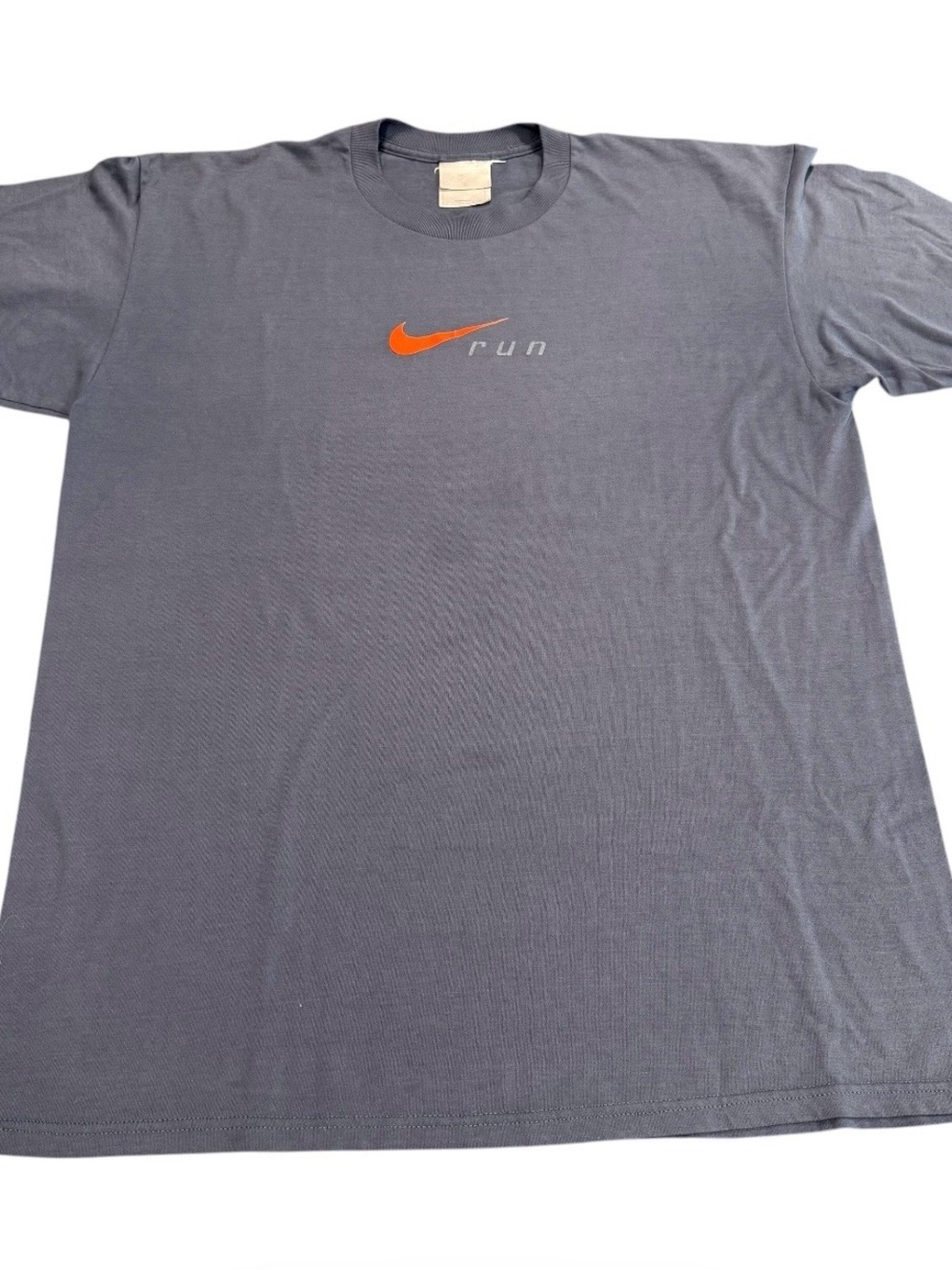 Vintage Nike center swoosh Running t shirt men’s large blue 90s